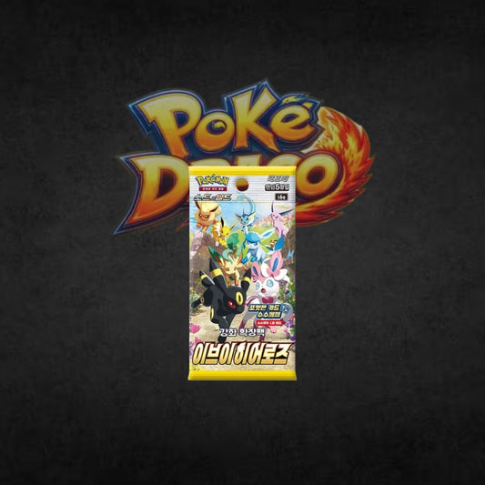 Booster Pokémon S6A eevee & héros coréen Poké-Draco