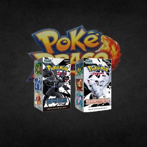 Pack Duo Display Pokémon SV11B Black Bolt / SW11W White Flare Coréen Poké-Draco